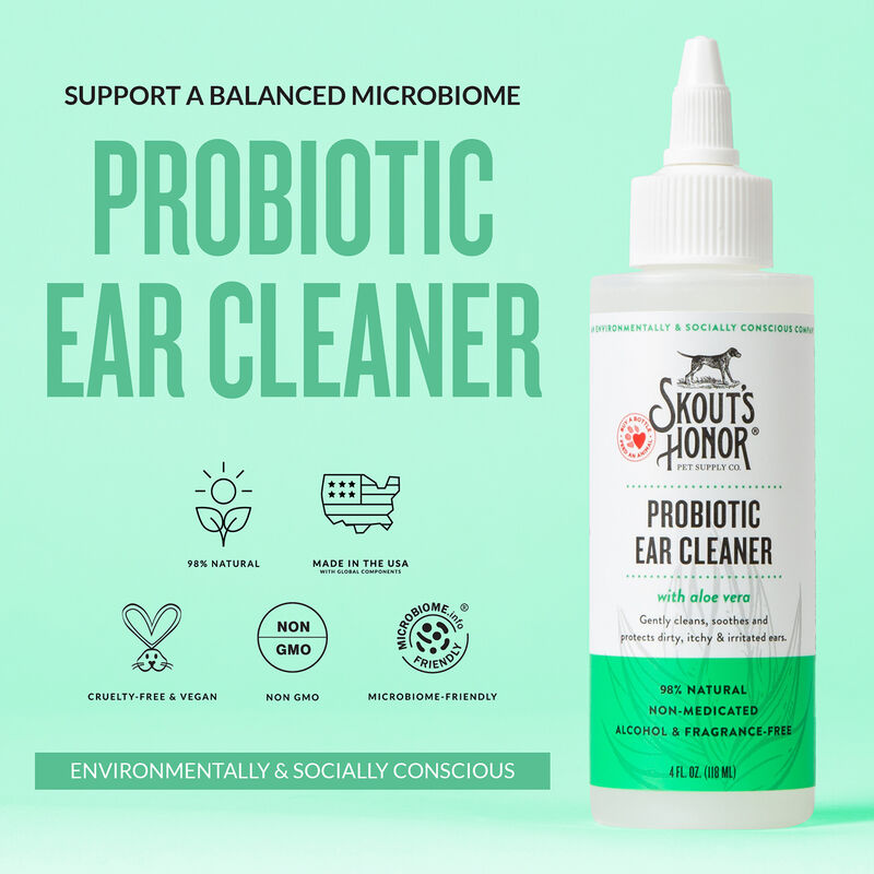 Skouts Honor, Probiotic Ear Cleaner - Fragrance Free - 4 oz image number null