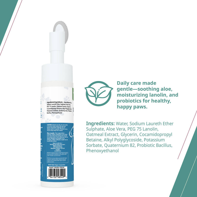 Wahl, Probiotic Foaming Paw Cleaner for Dogs image number null