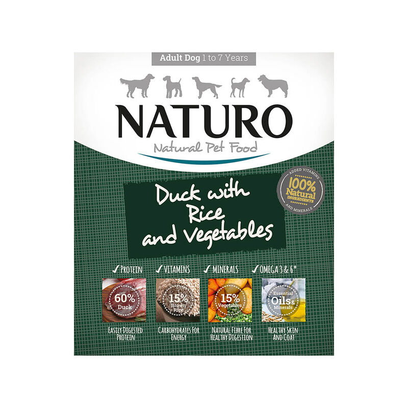 Naturo, Adult - Duck & Rice w/ Veg - 400 g image number null