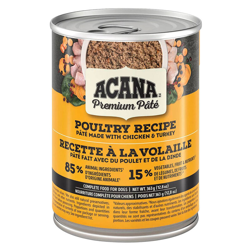 Acana, Can, Adult - Premium Pate Poultry Recipe - Wet Dog Food image number null