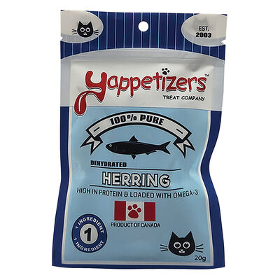 Yappetizer, Dehydrated Cat Treat - Herring