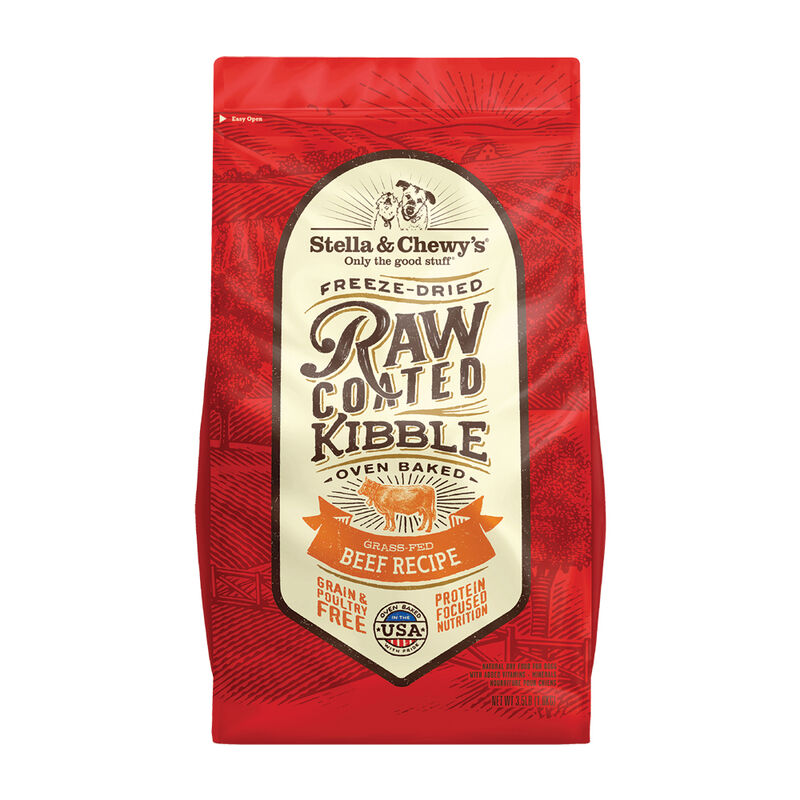 Stella & Chewy's, Dog Raw Coated Kibble, Grass-Fed Beef image number null