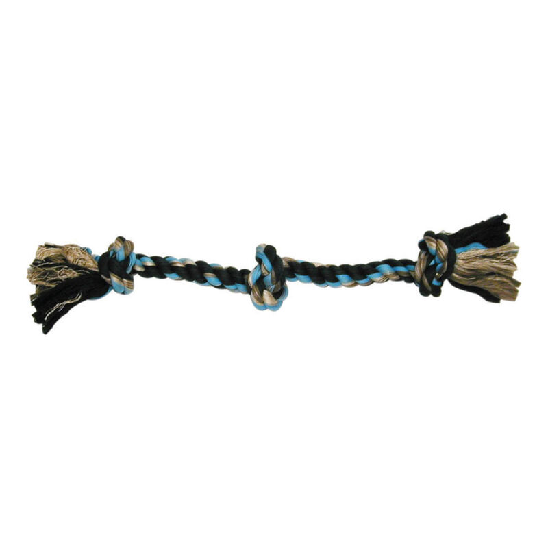 Mammoth, Flossy Chews, 3-Knot Color Rope Tug image number null