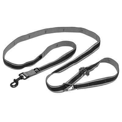 Kurgo, Quantum 6-In-1 Leash - 48"-72" - Black