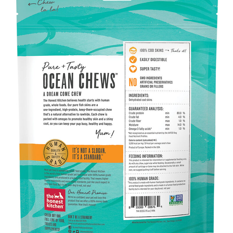 The Honest Kitchen, Wild Caught Cod - Beams - Freeze Dried Dog Treat image number null