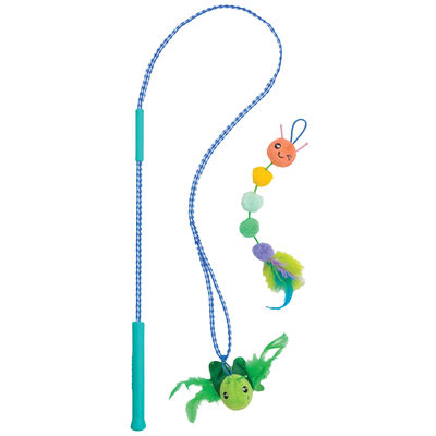 Catstages, Tail Teaser Ground Prey - Green