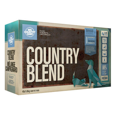 Big Country Raw, Country Blend - 4 lb - Frozen Dog Food