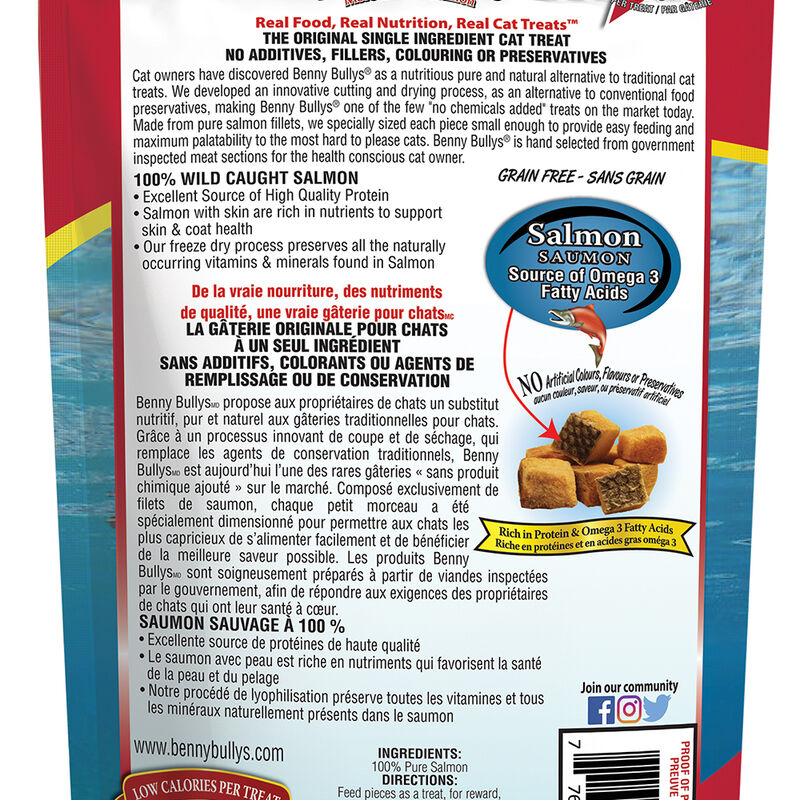 Benny Bully's, Feline Salmon Chops - 20 g - Cat Treat image number null
