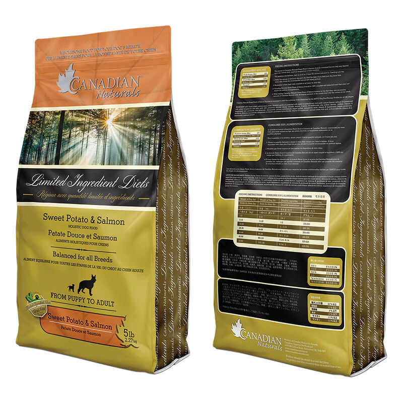 Canadian Naturals, Adult - LID - Salmon & Sweet Potato - Dry Dog Food image number null