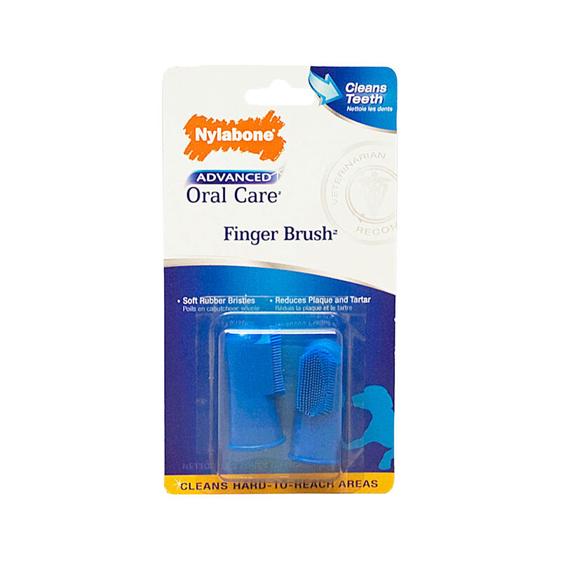 Nylabone, Advanced Oral Care, Finger Brush - 2 Pc image number null