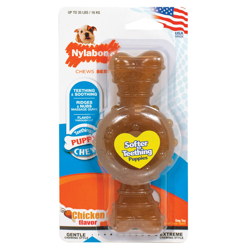 Nylabone, Puppy, Chew Ring Bone - Wolf image number null