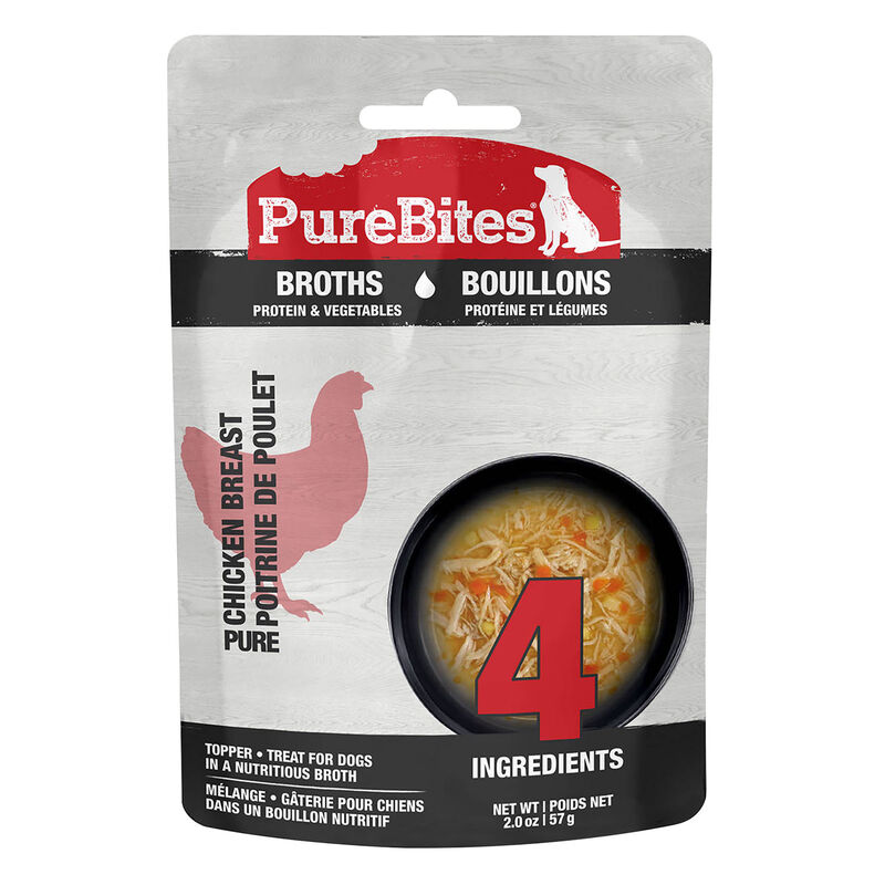 Purebites, Broth Chicken & Vegetables - Wet Dog Food image number null