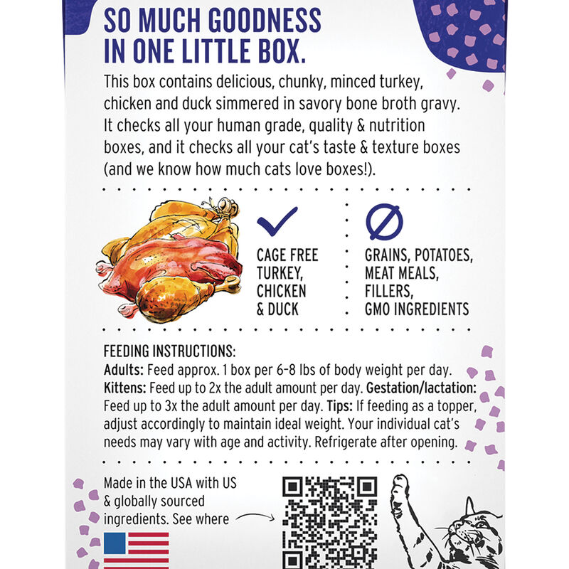 The Honest Kitchen, Grain Free Chicken & Duck in Bone Broth Gravy - Wet Cat Food image number null