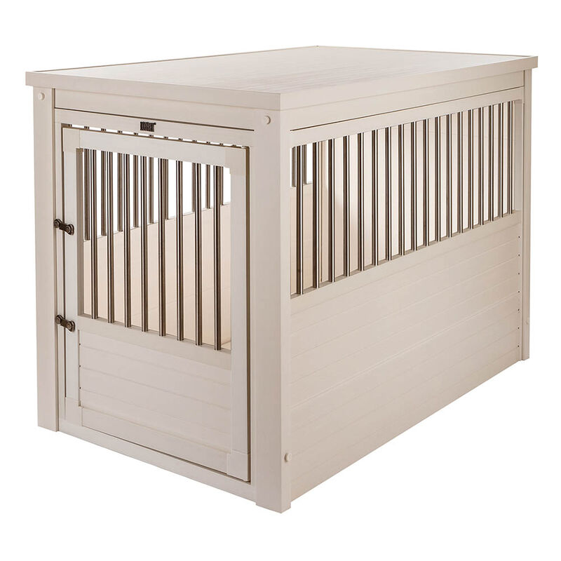 New Age Pet, InnPlace Dog Crate - Antique White image number null