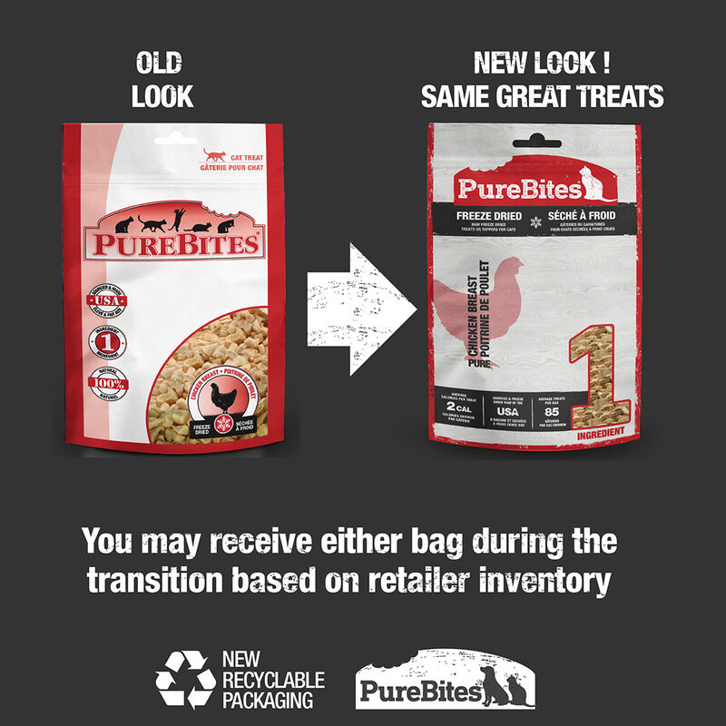 PureBites, Entry Size Cat Treats, Chicken - Freeze Dried Cat Treat image number null