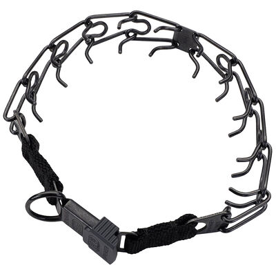 Coastal, Herm. Sprenger Ultra-Plus Prong Training Collar with ClicLock - Black Stainless - Dog Colla