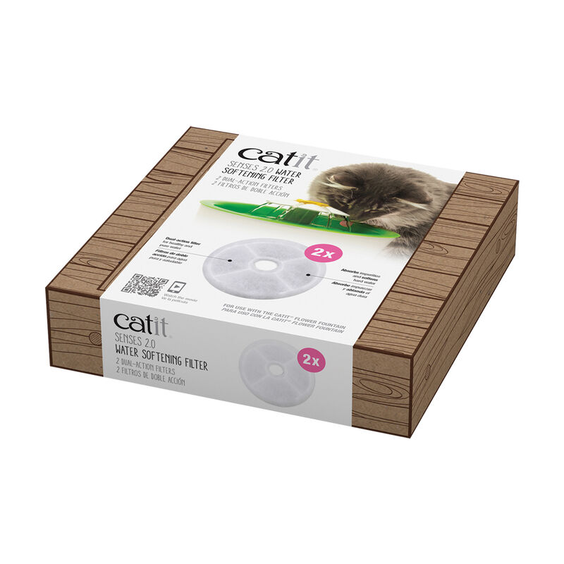 Catit 2.0 , Senses  Water Softening Filter - 2 Pk image number null