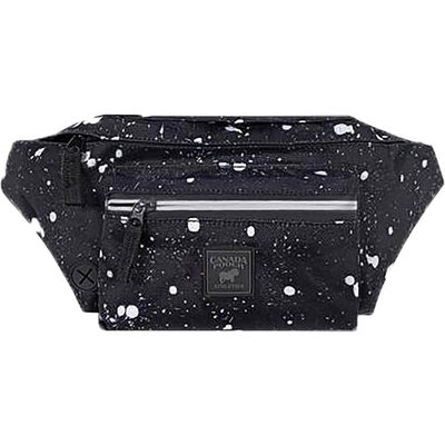 Canada Pooch, Everything Fanny Pack Black Splatter - Dog Outdoor Gear