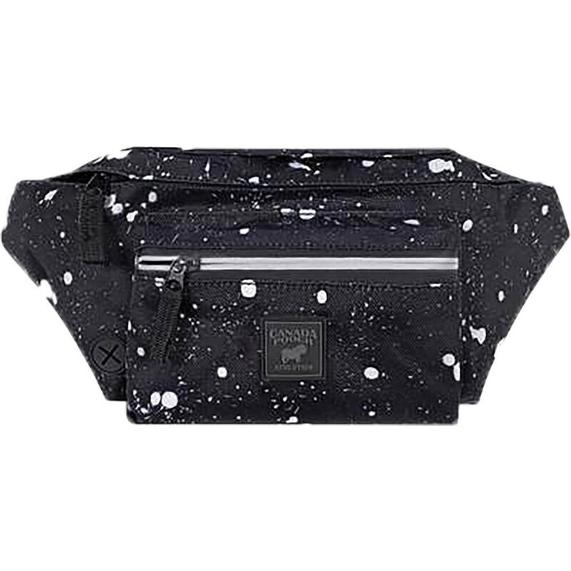 Canada Pooch, Everything Fanny Pack Black Splatter - Dog Outdoor Gear image number null