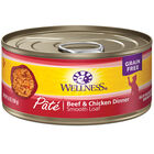 Wellness, Canned Cat Food, Complete Health, Beef & Chicken - Wet Cat Food image number null