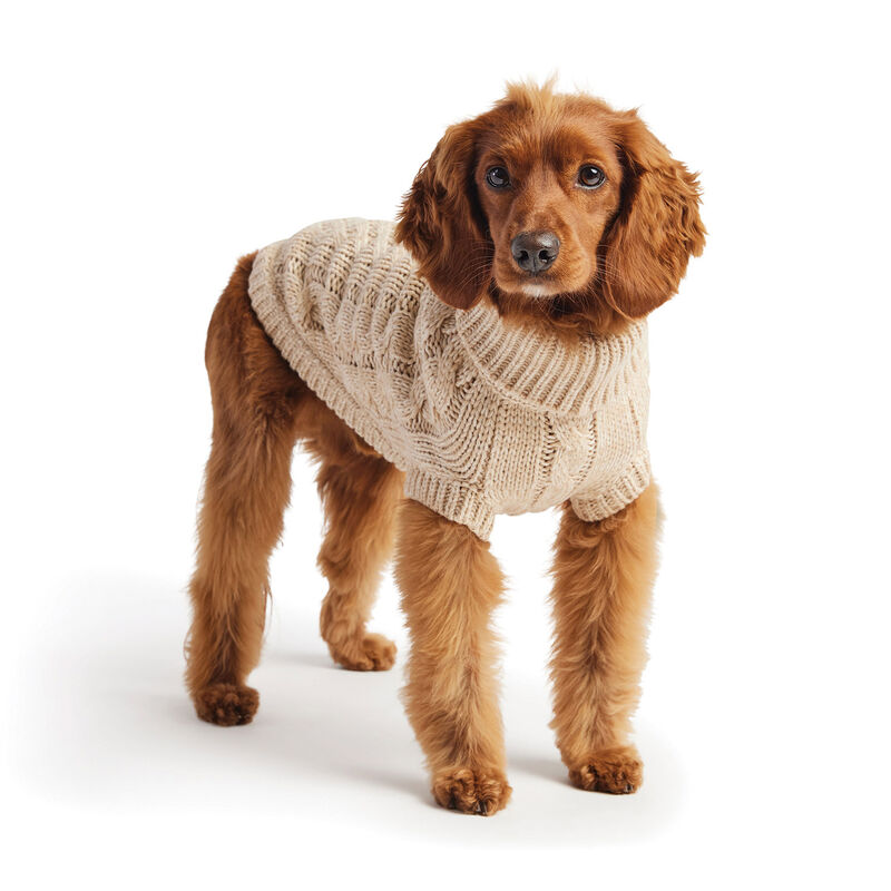 GF Pet, Chalet Sweater - Oatmeal image number null