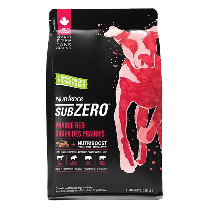 Nutrience, Adult Large Breed - SubZero Grain Free - Prairie Red - 10 kg - Dry Dog Food image number null