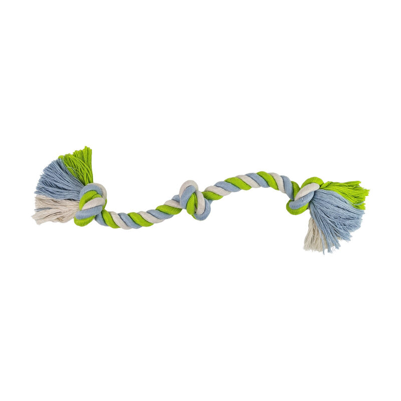 Bozzy 3 Knots Twisted Rope Dog Toy image number null