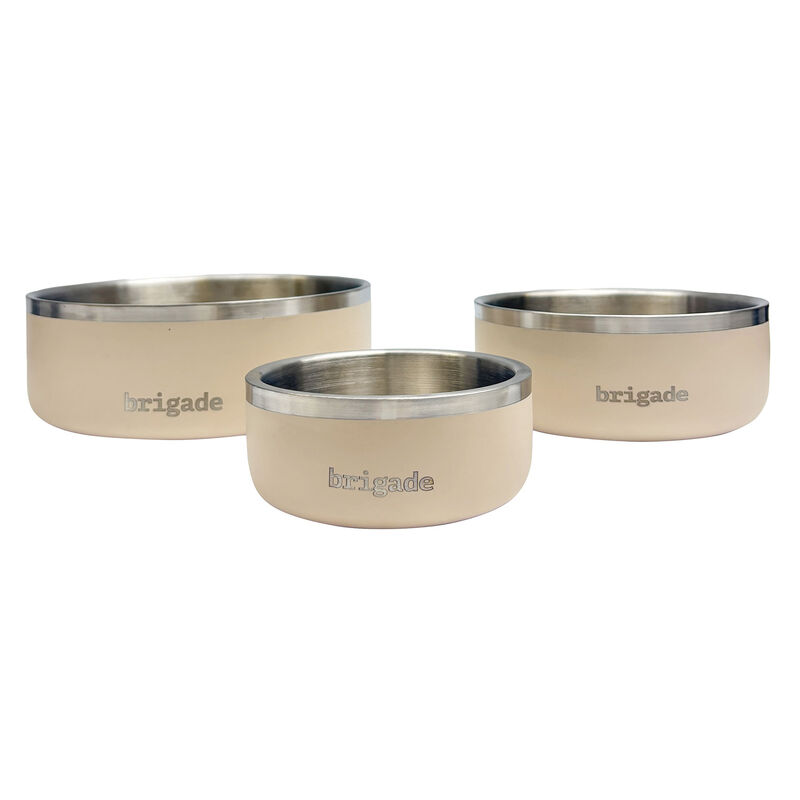 Brigade Double Wall Stainless Steel Dog Bowl image number null