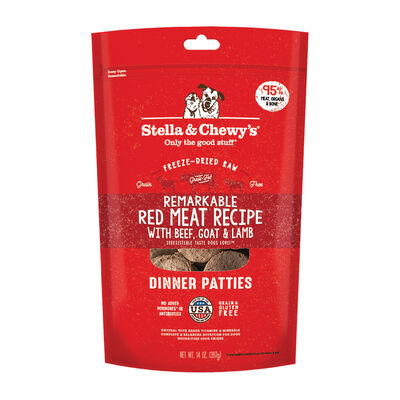 Stella & Chewy's, Dog Freeze-Dried Raw, Red Meat Dinner Patties