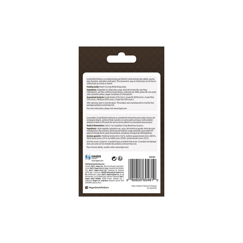 Living World, Small Animal Drops - MultiMix - 75 g image number null