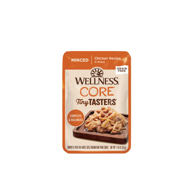 Wellness, CORE Tiny Tasters - Minced Chicken in Gravy - 50 g - Wet Cat Food image number null