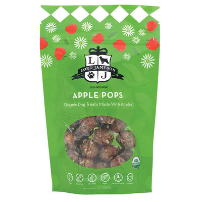 Lord Jameson, Apple Pops Organic Dog Treats - 170 g Dog Treats
