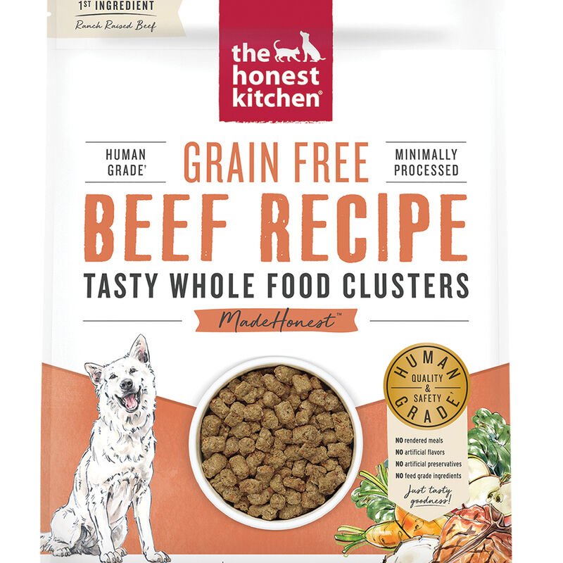The Honest Kitchen, Grain Free Whole Food Clusters - Beef - Dry Dog Food image number null