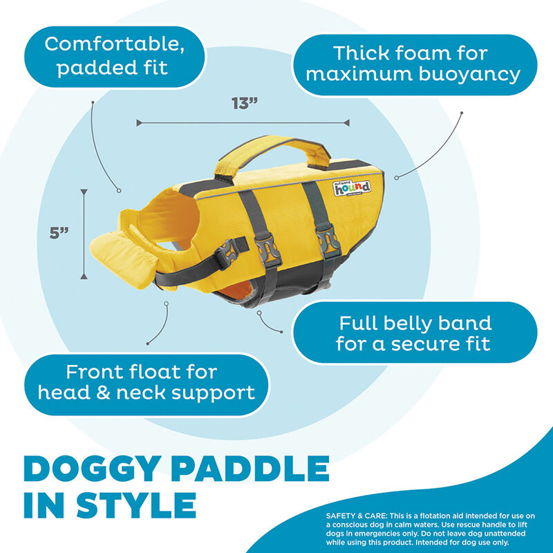 Outward Hound, Granby Splash Life Jacket - Yellow image number null