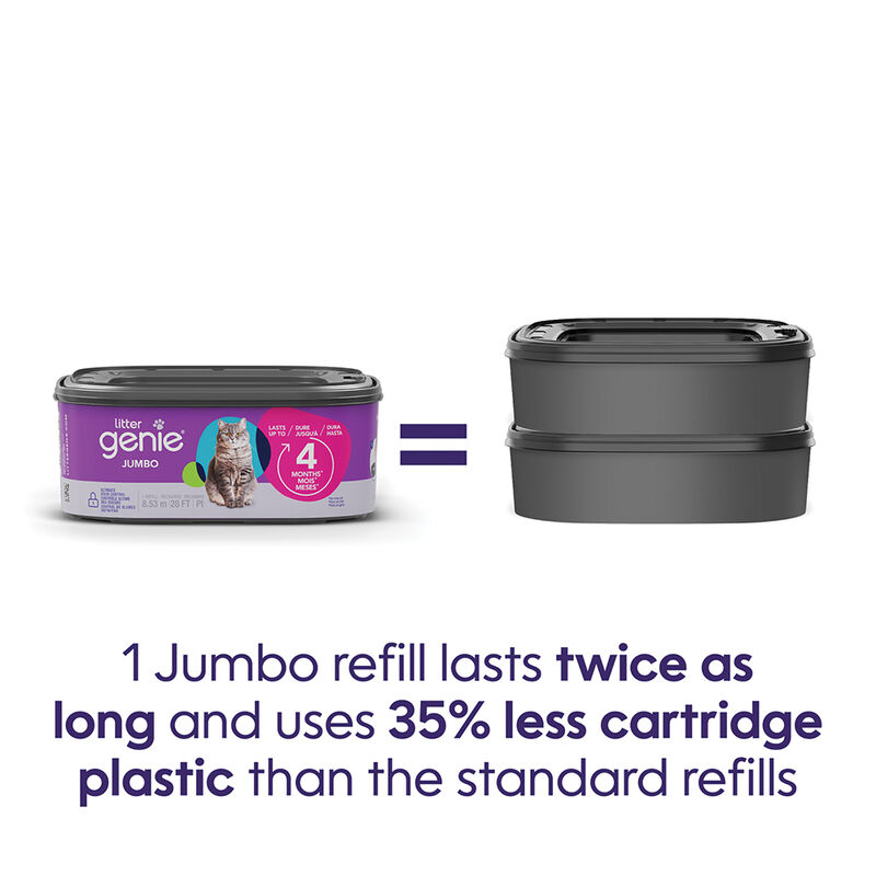 Litter Genie, Jumbo Refill, 28ft (Up to 4 Months) image number null