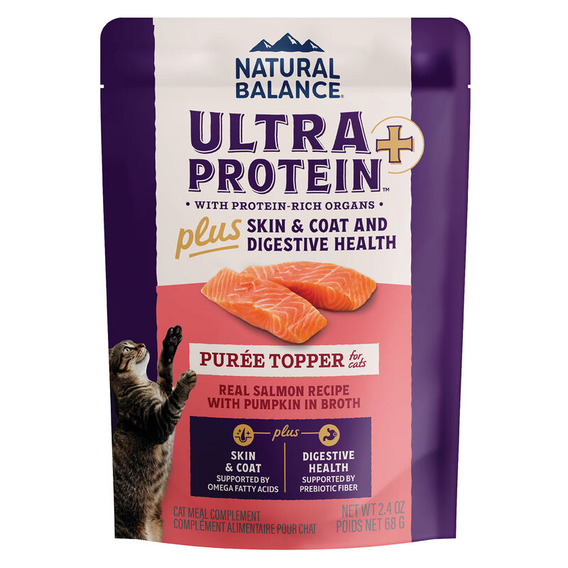 Natural Balance, Ultra Protein Plus - Skin, Coat & Digestive Health - Salmon & Organ Meats Puree Top image number null
