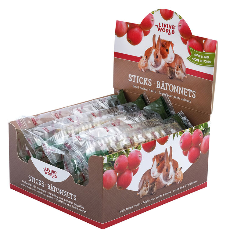 Living World, Small Animal Sticks - Apple - 45 g image number null