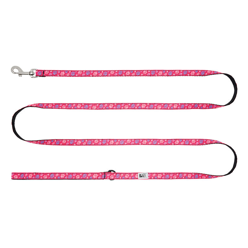 RC Pets, Petite Leash - Fresh Tracks Pink - 1/2" x6' image number null