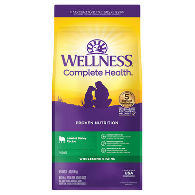 Wellness, Adult Complete Health - Lamb & Barley - 11.8 kg - Dry Dog Food