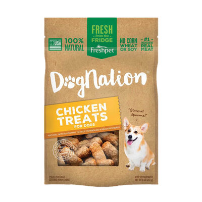 Fresh Pet, Dog Nation Chicken Treats - 0.5 lb