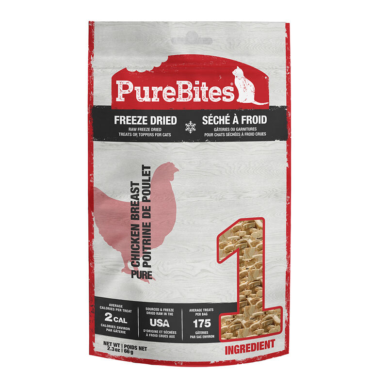 PureBites, Entry Size Cat Treats, Chicken - Freeze Dried Cat Treat image number null