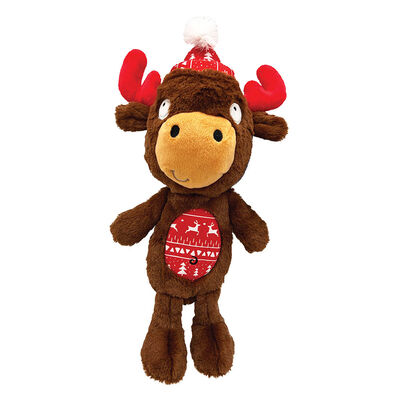 Lulubelles, Mistletoe Moose - Brown/Red