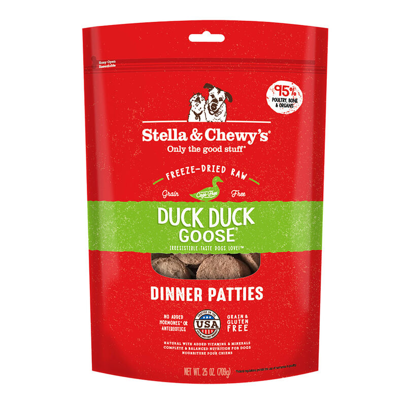 Stella & Chewy's, Dog Freeze-Dried Raw, Duck Duck Goose Dinner Patties image number null