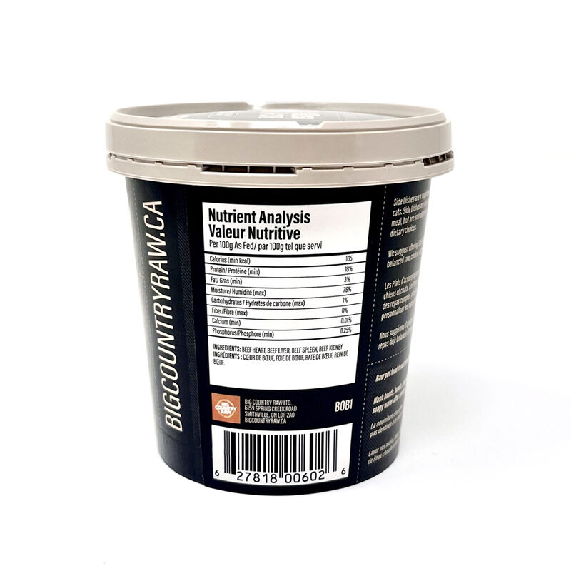 Big Country Raw, Beef Organ Blend - 1 Pint - Frozen Dog Food image number null