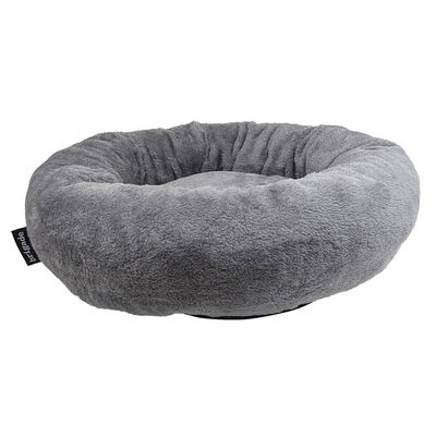 Brigade, Round Fur Bed - Grey