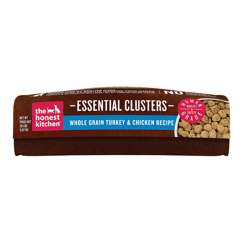 The Honest Kitchen, Essential Clusters - Whole Grain Turkey & Chicken Recipe - Dry Dog Food image number null