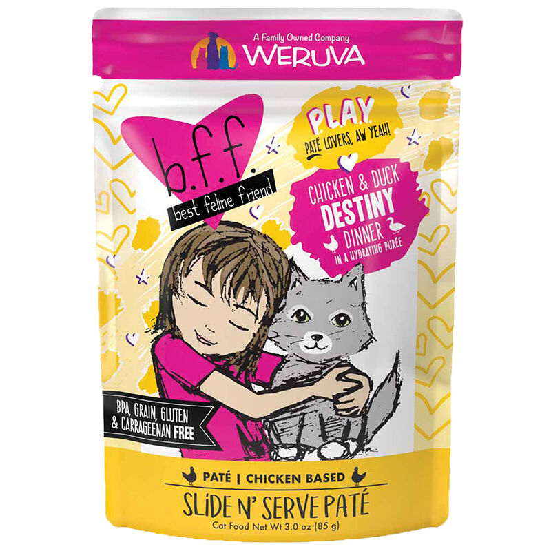 Weruva, Pouch, Feline Adult - Chicken & Duck Destiny - 85 g - Pate - Wet Cat Food image number null