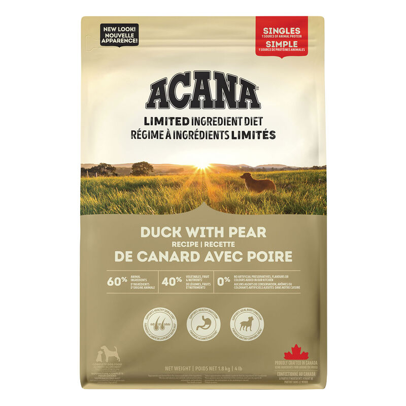 Acana, Adult - Singles Duck & Pear - Dry Dog Food image number null