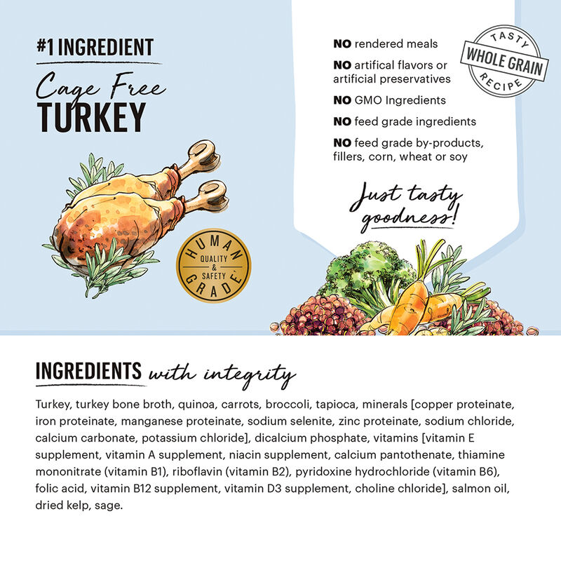 The Honest Kitchen, One Pot Stew, Turkey with Quinoa - Wet Dog Food image number null
