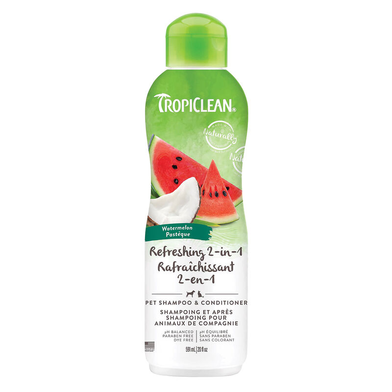 Tropiclean, Watermelon Refreshing 2-in-1 Shampoo and Conditioner - 20 oz image number null